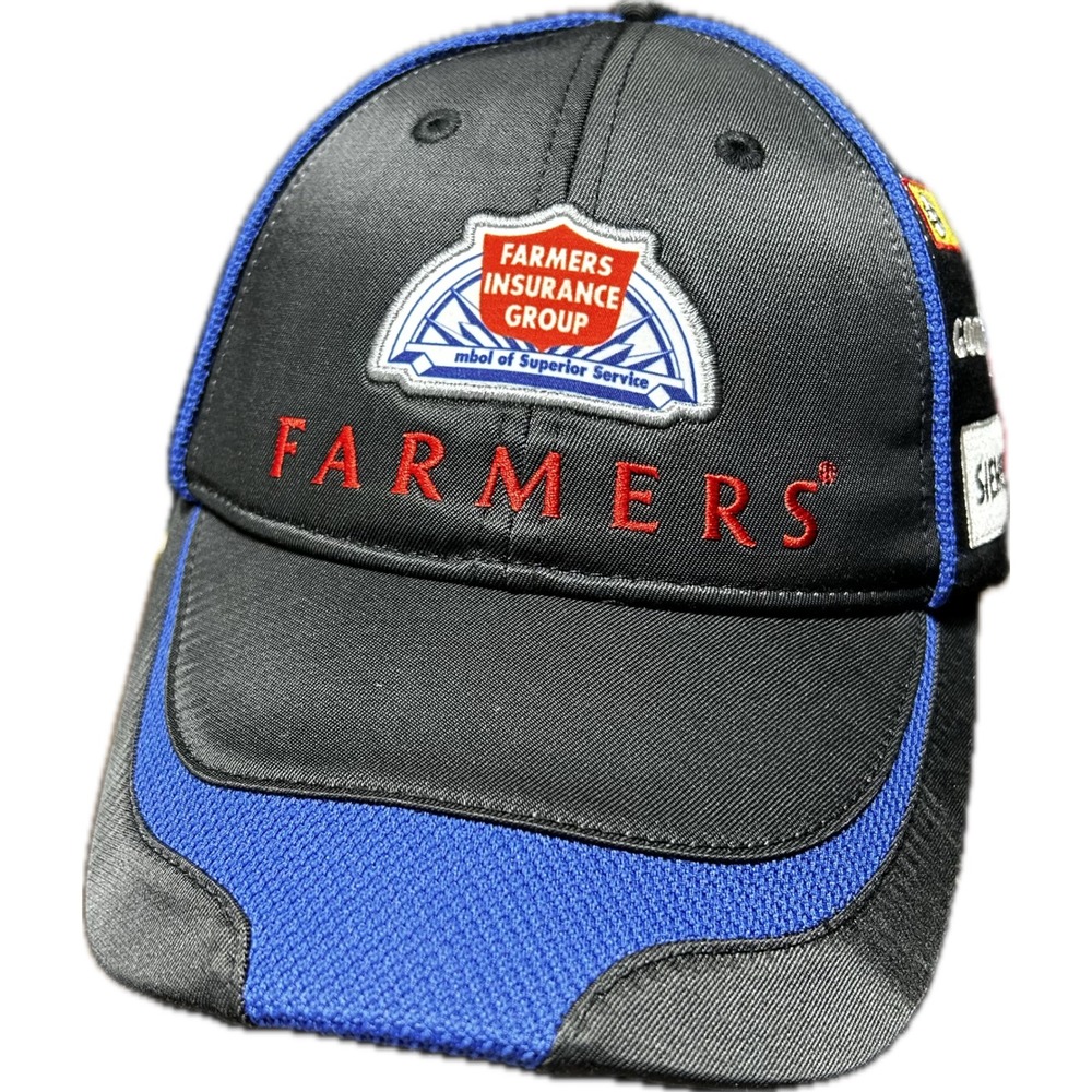 Chase Authentics Hat NASCAR Kasey Kahne #5 Mens‎ OSFA Black Blue Racing Cap
